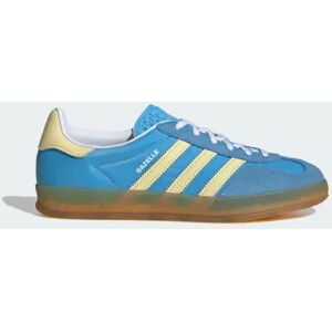 Adidas Gazelle Indoor Shoes Semi Blue Burst / Almost Yellow / White 8.5 - Unisex Lifestyle Trainers 8.5