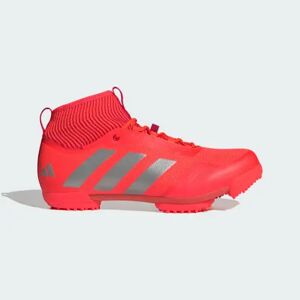 Adidas The Gravel Cycling Shoes Solar Red / Silver Metallic / Better Scarlet M 13 / W 14 - Unisex Cycling Trainers M 13 / W 14