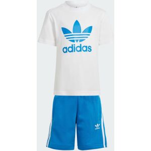 Adidas Adicolor Shorts and Tee Set Blue Bird 5-6Y - Kids Lifestyle Tracksuits 5-6Y