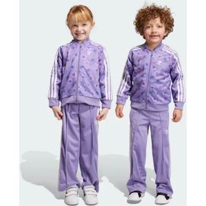 Adidas Floral Track Suit Magic Lilac / Multicolor 5-6Y - Kids Lifestyle Tracksuits 5-6Y