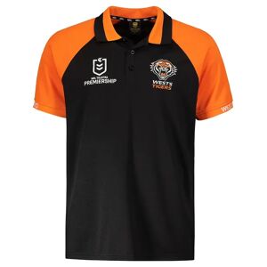 tigers-wests-tigers-menswear Wests Tigers NRL Adult Polo Shirt TIGERS (SOLID) size L