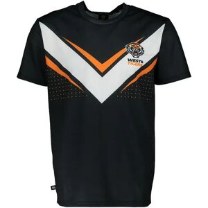 tigers-wests-tigers-menswear Wests Tigers NRL Adult Training Tee TIGERS (MULTI PRINT) size L