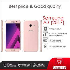 Original Unlocked Samsung Galaxy A3 (2017) A320F Unlocked Android Wi-Fi 13.0MP 4.7'' 16GB 2GB RAM