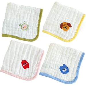 Baby Bath Towel Wipes Baby Washcloths Newborn Face Towel Baby Burp Cloths Soft Absorbent Cotton Wash Towel 11"X11" Gift