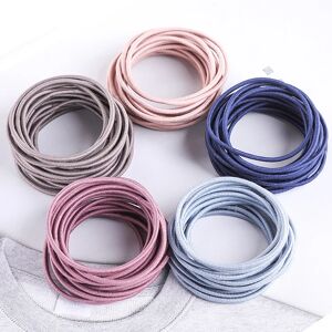 Rubber Band Wholesale Black Rope Hair Band Small Head Cowhide Hair High Elastic Apron Simple And Durable For Men And Women.