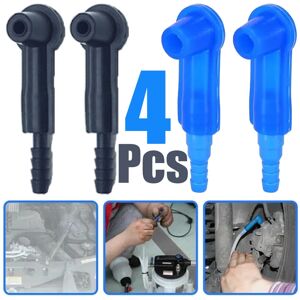 1/2/4Pcs Mixed Car Brake Fluid Oil Exchange Pump Empty Drained Oil Bleeder Blue Fluid oil Connector Auto Oil Filling Accessoires