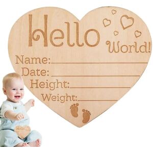 Birth Announcement Plaque Keepsake Baby Name Reveal Sign