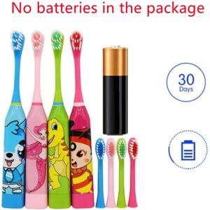 Cute Cartoon Automatic Newborn Baby Electric Toothbrush Smart Vibration Children Teether Teeth Brush for Mother Kids Items