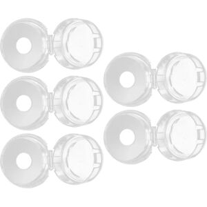 5pcs Baby-proof Stove Knob Covers Plastic Clear Gas Stove Knob Covers for Home