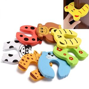 3Pcs/Lot Protection Baby Safety Cute Animal Security Door Stopper Furniture Baby Card Lock Newborn Care Child Finger Protector