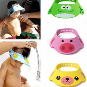 Soft Adjustable Baby Shower Cap Hair Wash Hat For Kids Ear Protection Safe Children Shampoo Bathing Shower Protect Head Cover