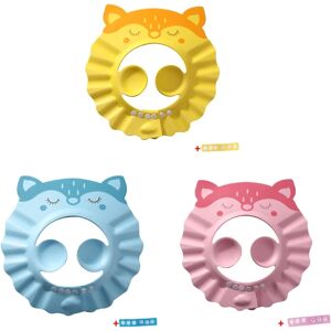 Baby Shower Cap for Toddlers Waterproof Shampoo Cap Adjustable Protect Infants Eyes Ears Bath Shield For Baby for Head