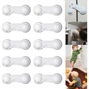 5Pcs Drawer Cabinet Cupboard Baby Safety Locks Kids Plastic Infant Protection