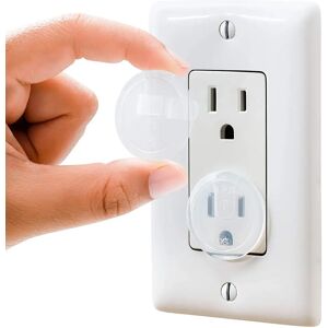 10 pcs Clear Outlet Covers Value Pack Baby Safety Outlet Plug Covers Durable & Steady Child Proof Your Outlets Easily