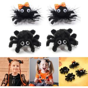 Halloween Spiders Hairpin for Baby Girls Fashion Hairclip Animal Headdress