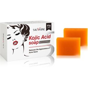 2Pcs Kojie Acid Handmade Whitening Soap Skin Lightening Soap Bleaching Kojic Acid Glycerin Soap Deep Cleaning Brighten