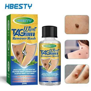 30ml Genital Wart Treatments Liquid Removal Skin Tag Mole Papillomas Foot Corn Repair Skin Herb Extract Wart Remedy Liquid Set