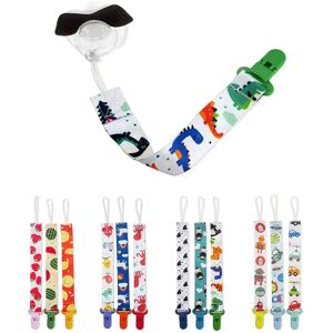 3Pcs/Set Baby Pacifier Clip Pacifier Anti-lost Chain Dummy Clip Nipple Holder Kid Pacifier Soother Holder Cartoon Print Child