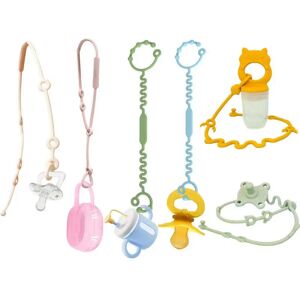 20 Styles New Silicone Toy Safety Straps Baby Teething Chain Adjustable Pacifier Chain Baby Product Anti-drop Leashes Accessorie