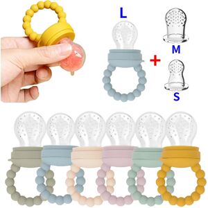 New Baby Nipple Fresh Food Fruit Milk Feeding Bottles Nibbler Learn Feeding Drinking Water Straw Handle Infant Teething Pacifier