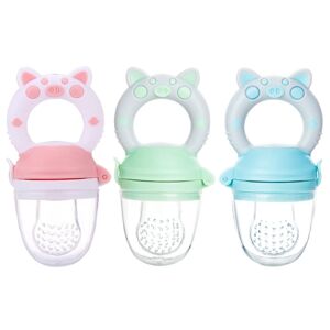 Baby Fruit Food Feeder Pacifier Infant Teething Toy Silicone Vegetable Feeder