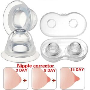 Soft Silicone Nipple Corrector Nipple Suckers Suction Nipple Aspirator Puller Flat Inverted Retraction Nipple Treatment Redress