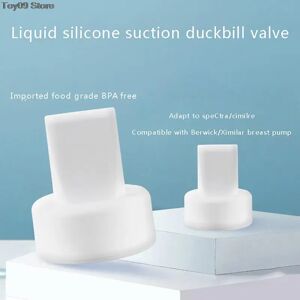 1/2PCS Duckbill Valve Breast Pumps Accessories Replace Single Electric Breastpump Valves For Breast Pumps Baby Feeding Nipple