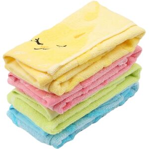 Cartoon Cat Design Strong Water Absorbing Children Hand Towel 25x50cm Bamboo Fiber Kids Face Bathing Shower Towel New