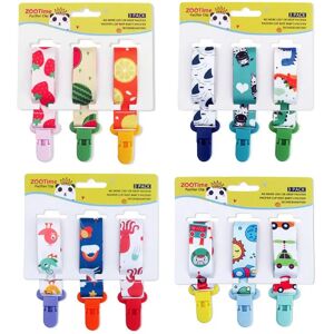 HUYU Baby Binkies Clips Paficer Binkie Holder Clip Fastenings Boys Grils Teething Toy