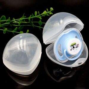 Transparent Single Case Baby Boys Holder Dustproof Plastic Nipple Box Storage Box Pacifier Box