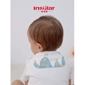 Soft Baby Sweat-absorbent Towel Bibs Baby Cartoon Cotton Gauze Kindergarten Pad Back Towel All Middle Big Children Sweat Towel