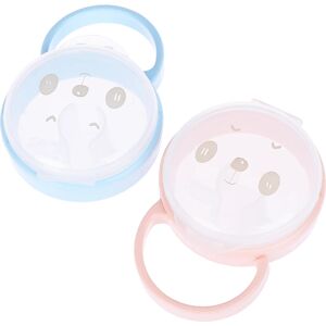 1pc Portable Cartoon Pattern Baby Infant Pacifier Nipple Travel Soother Container Dustproof Pacifier Box