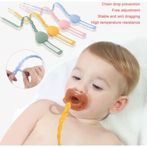 Double Buckle Safety Non-slip Pacifier Chain Sets Food Grade Silicone Pacifier Chain Pacifier Box Set Sealed Dustproof Pacifier