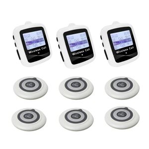Wireless Service System Watch Receiver Button Transmitter For Restaurant Waiter Call Clinic Cafe