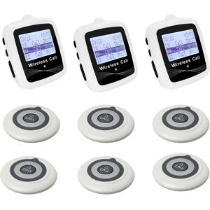 Wireless Service System Watch Receiver Button Transmitter For Restaurant Waiter Call Clinic Cafe