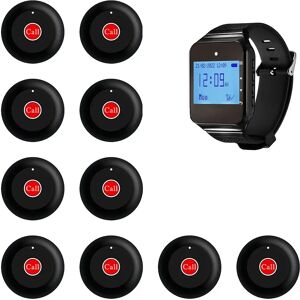 Restaurant Pager Wireless Waiter Calling System Watch Receiver Call Button For Cafe Clinic Dentist