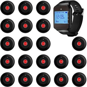 Restaurant Pager Wireless Waiter Calling System Watch Receiver Call Button For Cafe Clinic Dentist