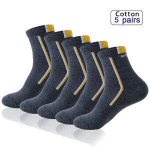 5 Pairs High-Quality Socks Men's Sports Running Leisure Outdoor Daily wear Socks Gifts All Season Socks Ball Type Fitness Socks