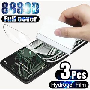 3PCS Full Cover Soft Film For Google Pixel 6A Hydrogel Film For Pixel 6 Pro Pixel 6A Pixel 6 6 Pro Screen Protector Not Glass