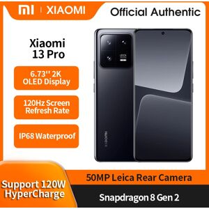 Global ROM Xiaomi 13 Pro 5G Smartphone Snapdragon 8 Gen 2 MIUI 14 4820mAh 120Hz 6.73'' Screen 120W Wireless Charge 50MP Camera