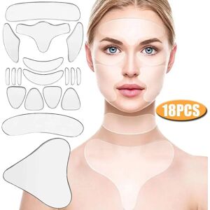 Reusable Face Wrinkle Remover tapes Silicone Anti-wrinkle Face Forehead Cheek Chin Sticker Anti Aging Face Skin Lifting Patches