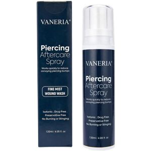 Piercing Fine Mist Spray 120ml Effective Earring Cleaning Solution Natural Care Treatments Solution Mist For Lips Face Cartilage