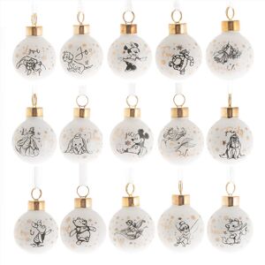 Collectible Ceramic Mini Baubles (Set Of 15)