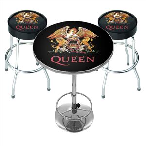 Queen - Classic Crest - Bar Set - Black