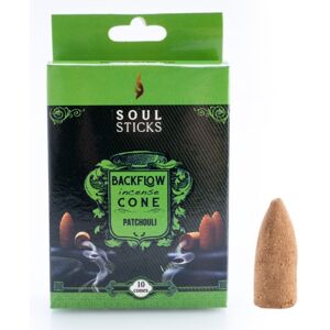 Soul Sticks Patchouli Backflow Incense Cone - Set of 10