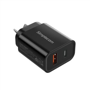 Simplecom CU220 Dual Port PD 20W Fast Wall Charger USB-C + USB-A for Phone Tablet