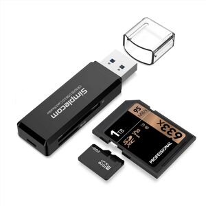 Simplecom CR301B 2 Slot Super Speed USB 3.0 Card Reader