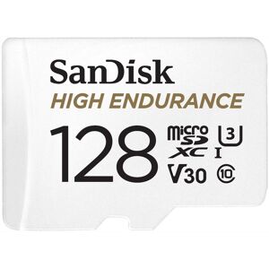SANDISK HIGH ENDURANCE MICROSDHC CARD SQQNR 128G UHS-I C10 U3 V30 100MB/S R 40MB/S W SD ADAPTOR SDSQ