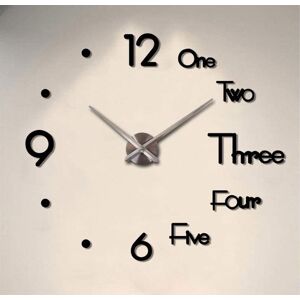 DIY Wall Clock Modern Frameless