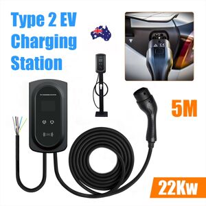 22k W 3 Phases EV Charging Station Touch + App Control Electric Vehicle Charger